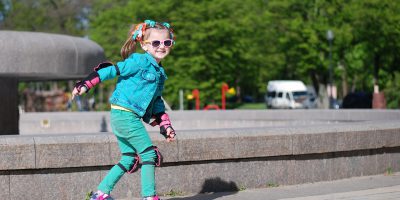 Skate around the academy area